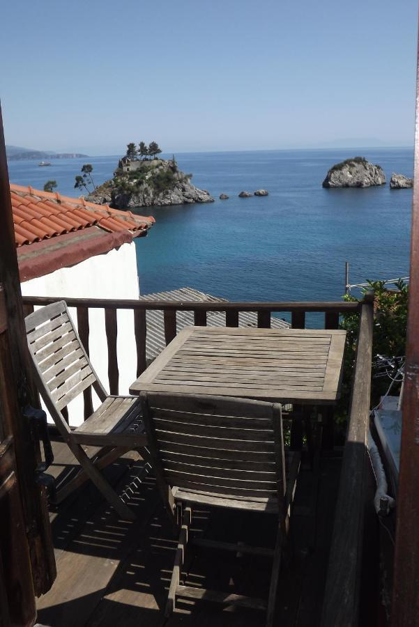 Blaue Welle Haus Appartement Parga Buitenkant foto